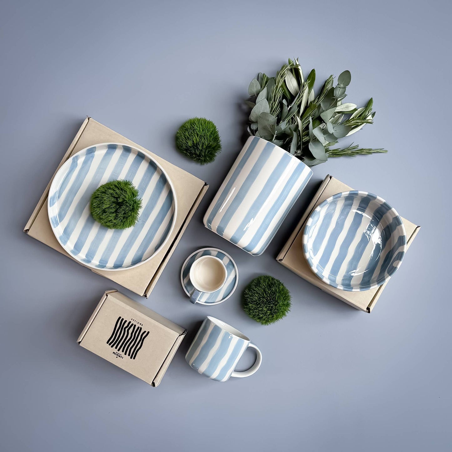 Bol Stripes - morning azzurro