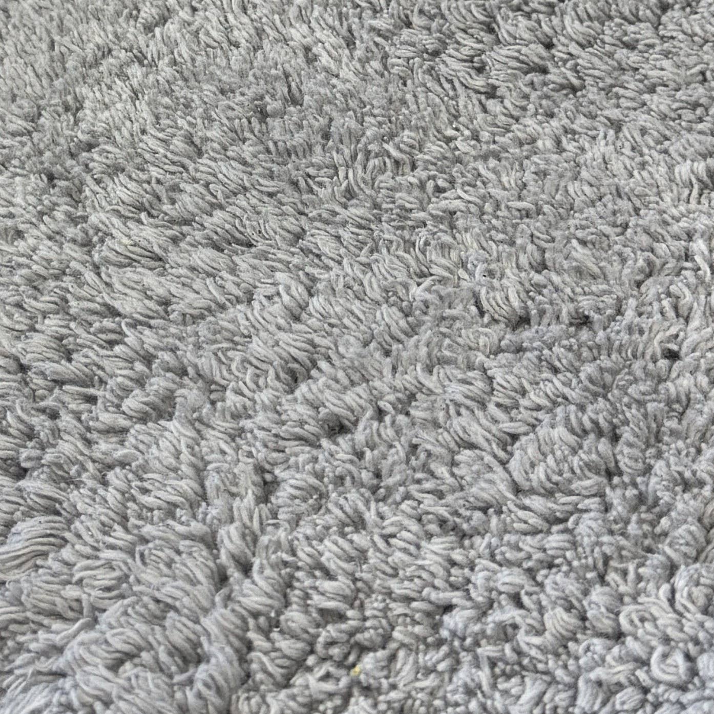 Ensemble de tapis de bain à deux pièces avec bordure festonnée - Tapis festonnés 100 % coton