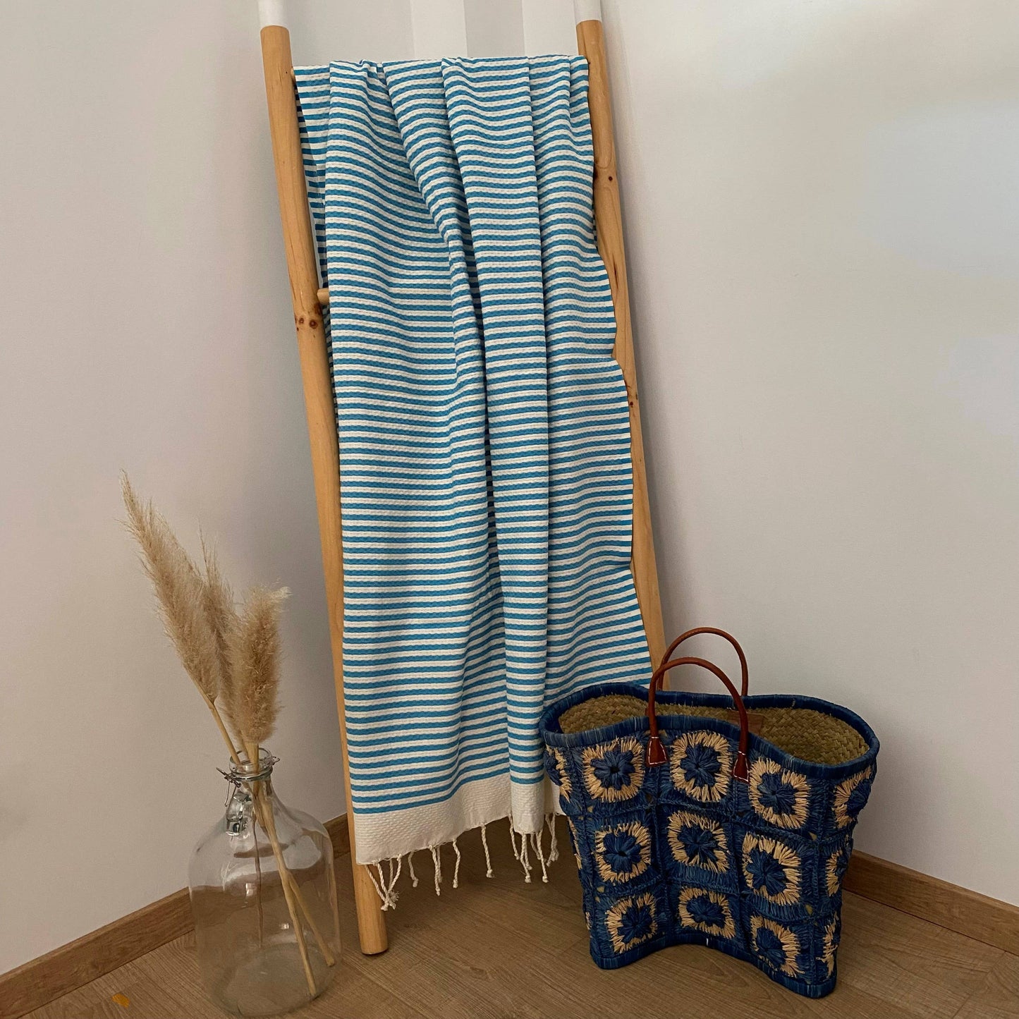 Fouta Nid d'Abeille Yadara 100x200 ou 200x200 cm 190gm²