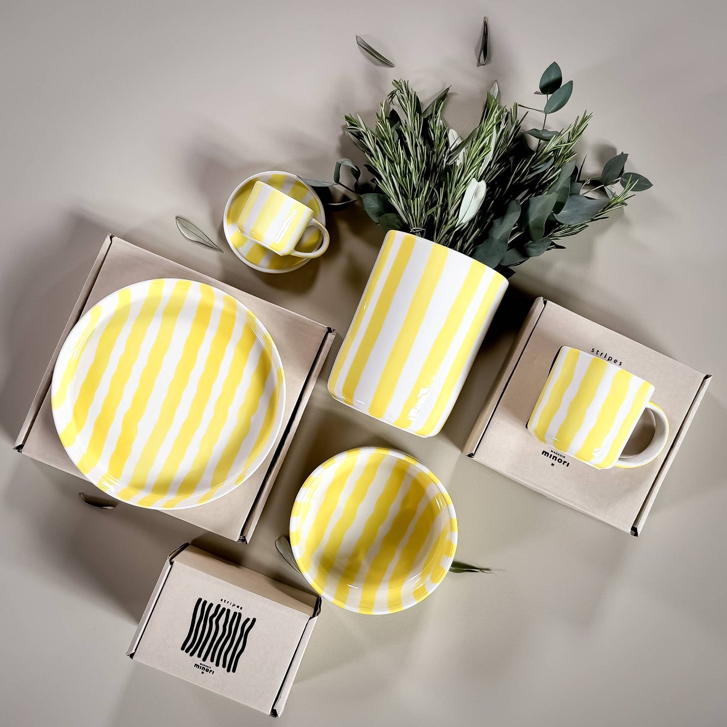 Bol Stripes - spiaggia jaune