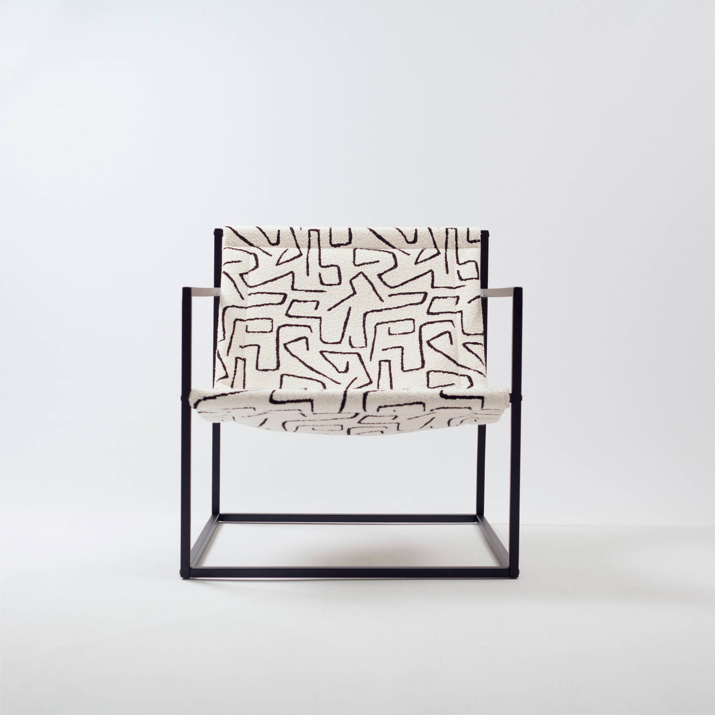 FAUTEUIL LOUNGE - Noir & blanc