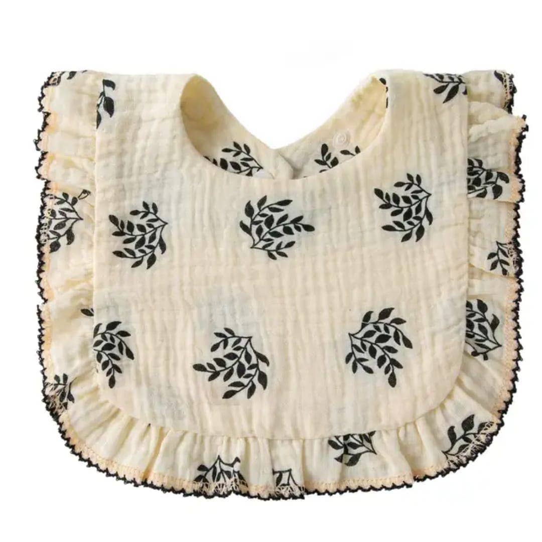 Bavoir imprimé 30×26cm coton biologique
