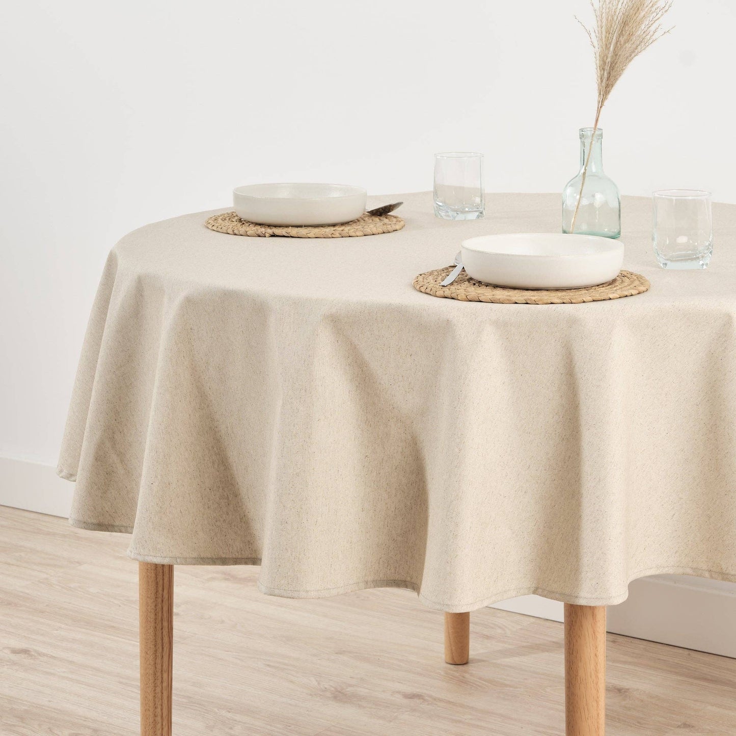 NAPPE CIRÉE RONDE - Beige