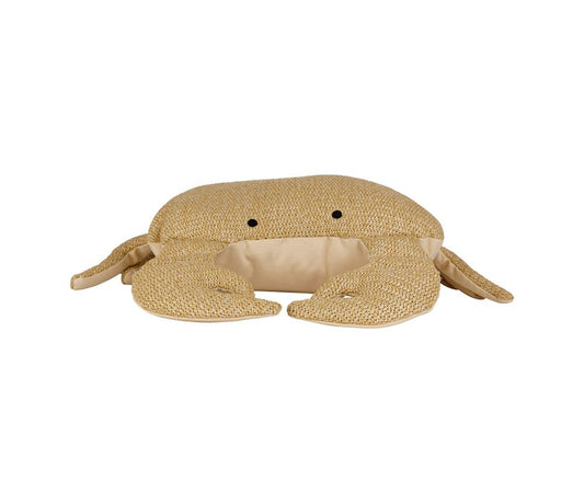 COUSSIN CRABE - Paille/rafia