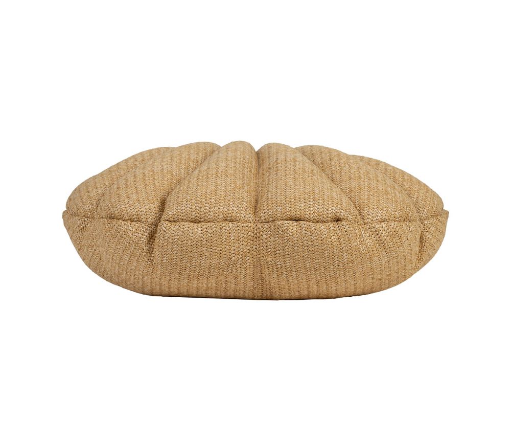 COUSSIN COQUILLAGE - Paille/rafia