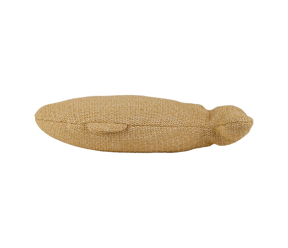 COUSSIN POISSON - Paille/rafia