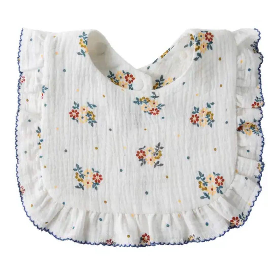 Bavoir imprimé 30×26cm coton biologique