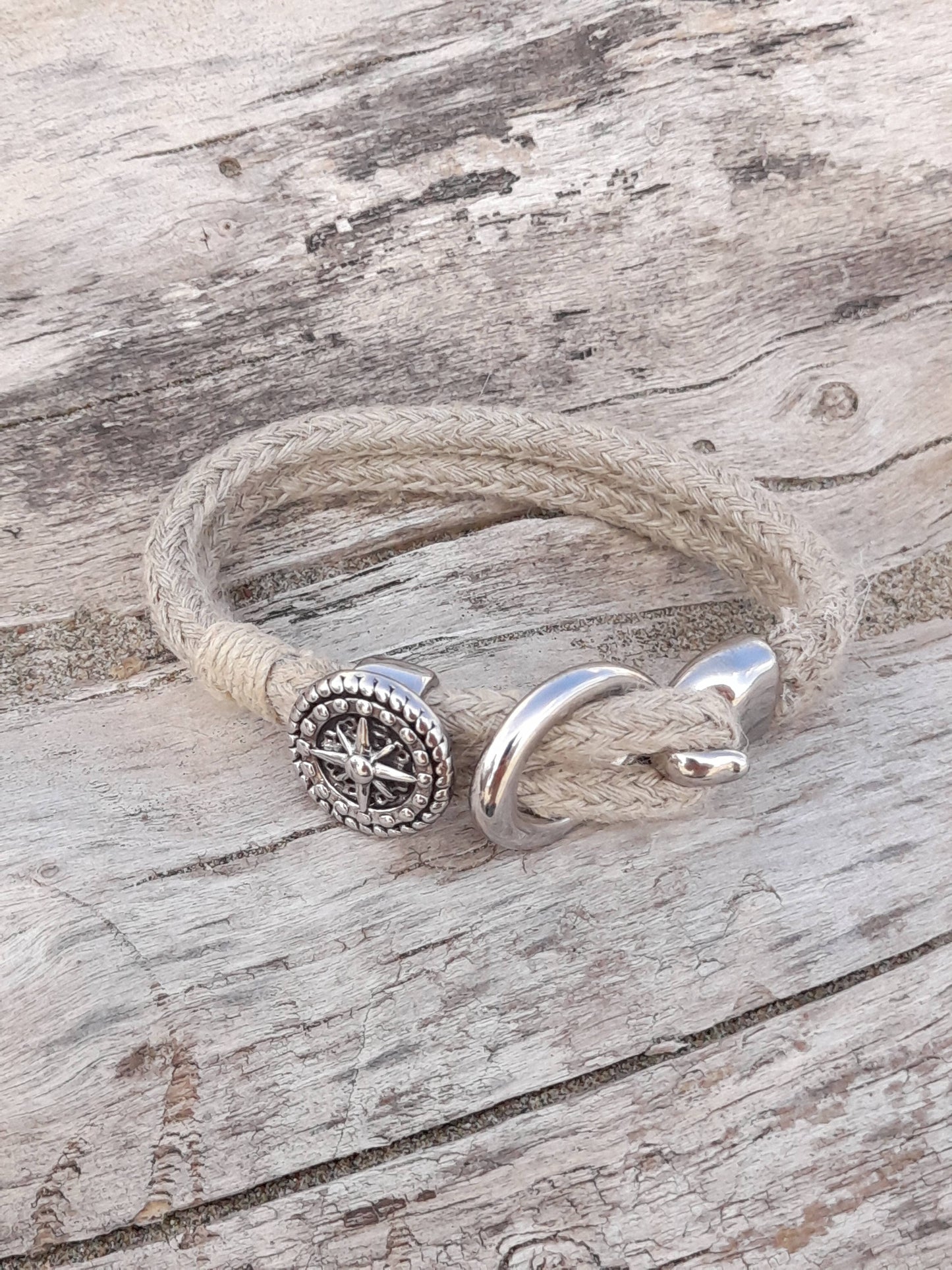 Bracelet chanvre boucle et bouton