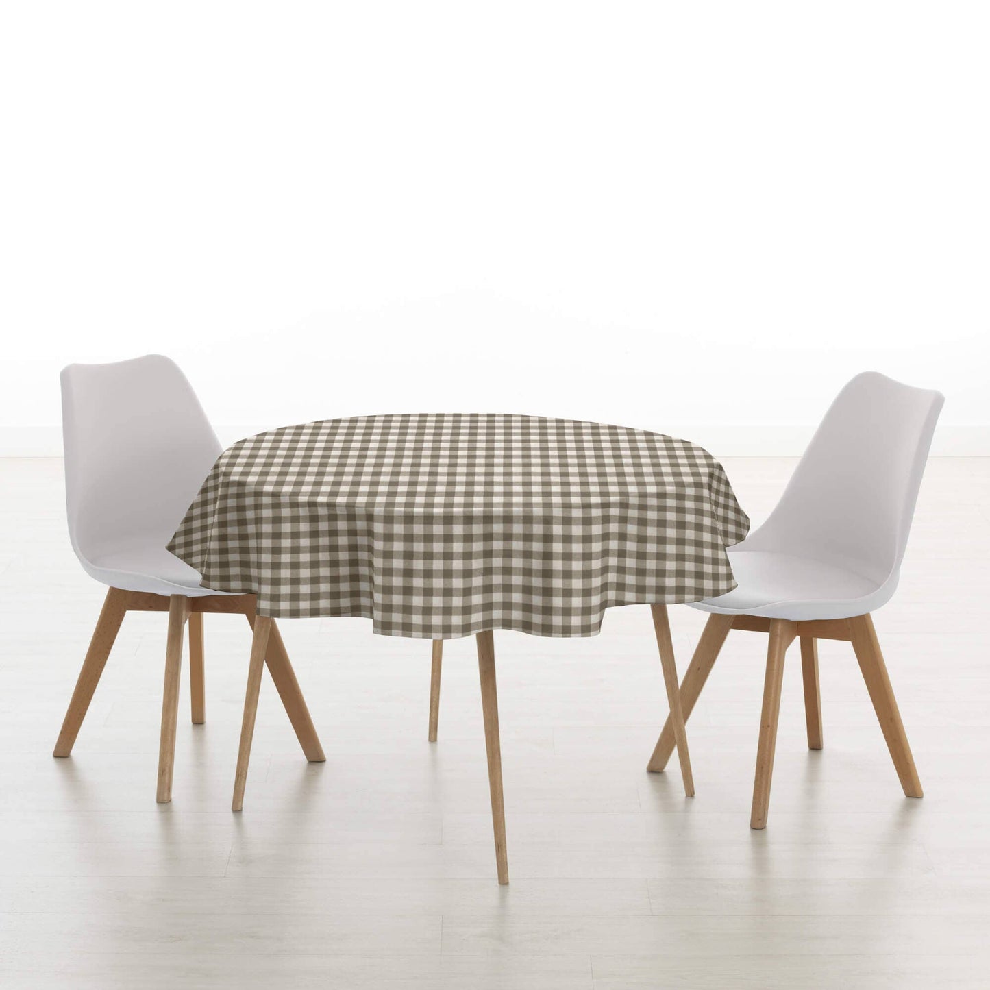 Nappe ronde carrée en résine résistante aux taches 150-04