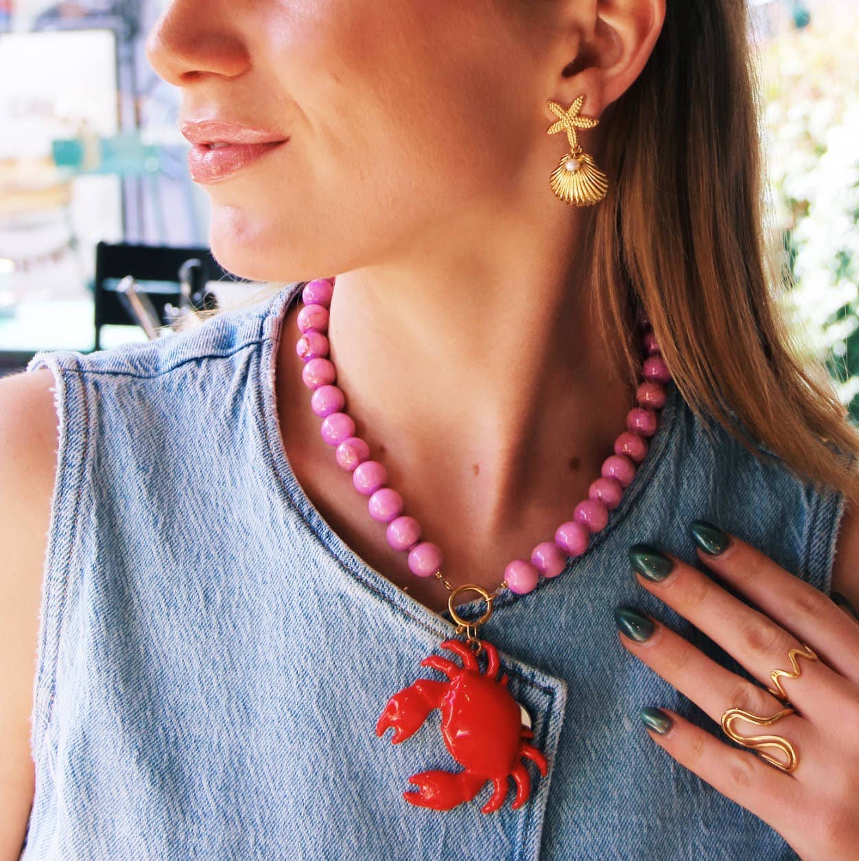 PENDENTIF CRABE
