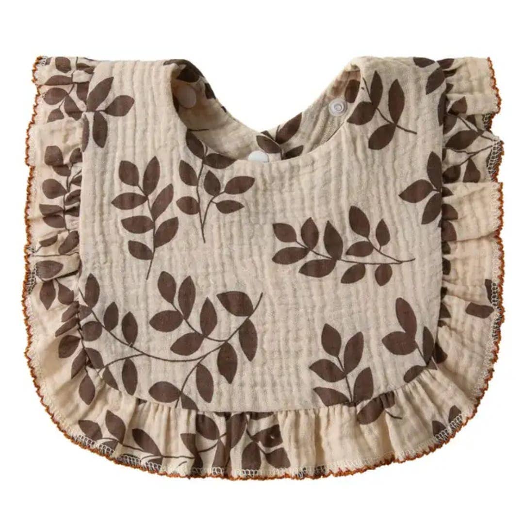Bavoir imprimé 30×26cm coton biologique