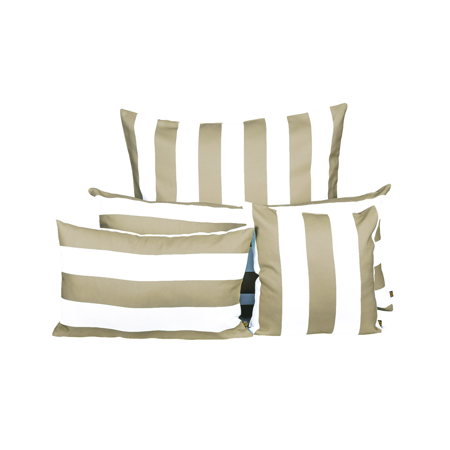 HOUSSE COUSSIN EXTERIEUR À RAYURES - 4 couleurs