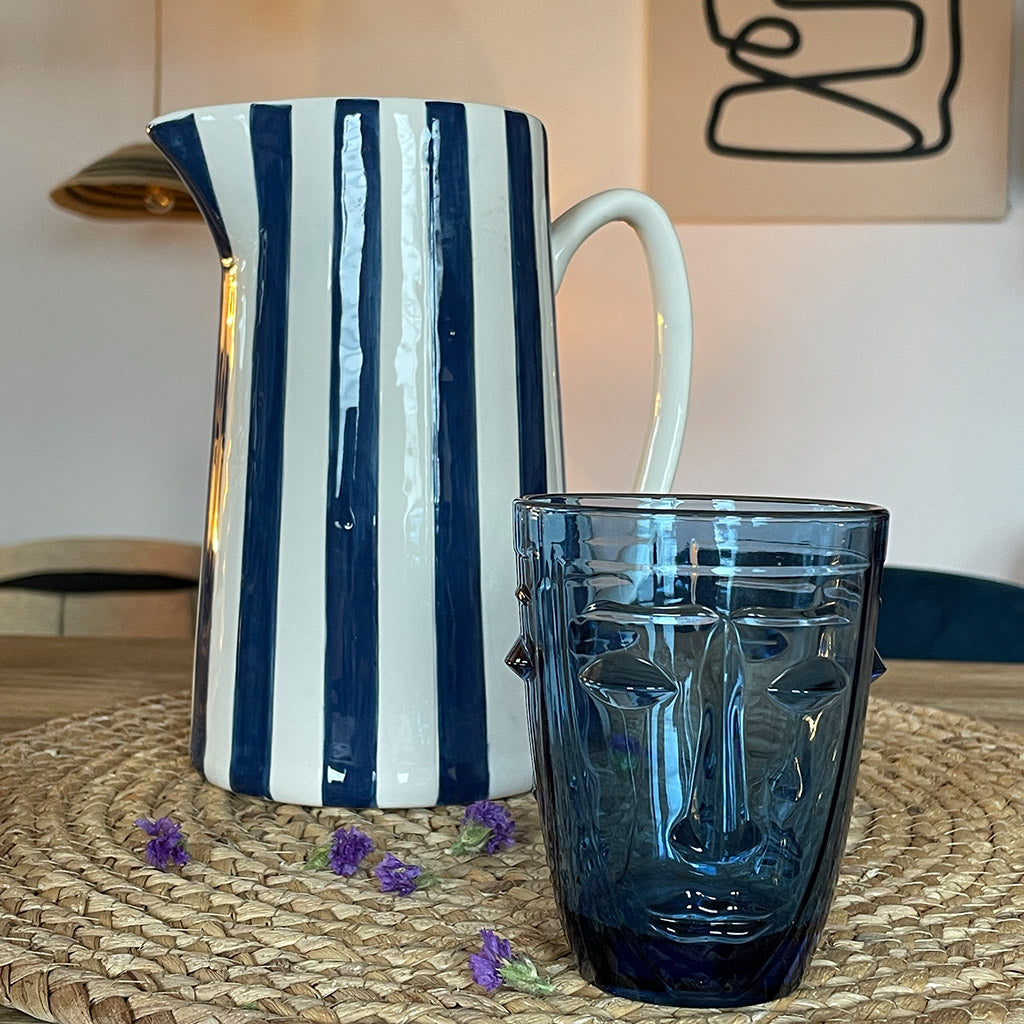 PICHET RAYURES - Bleu marine