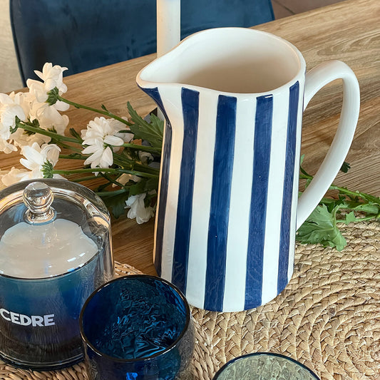 PICHET RAYURES - Bleu marine