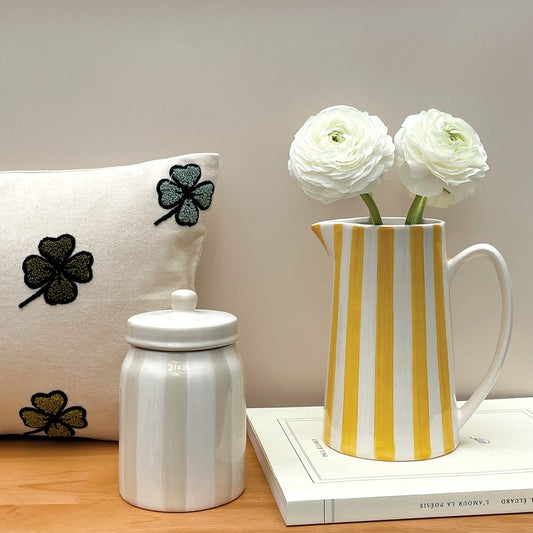 PICHET RAYURES - Jaune