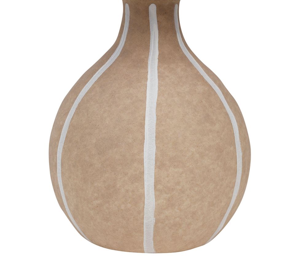 LAMPE EN CÉRAMIQUE ET LIN