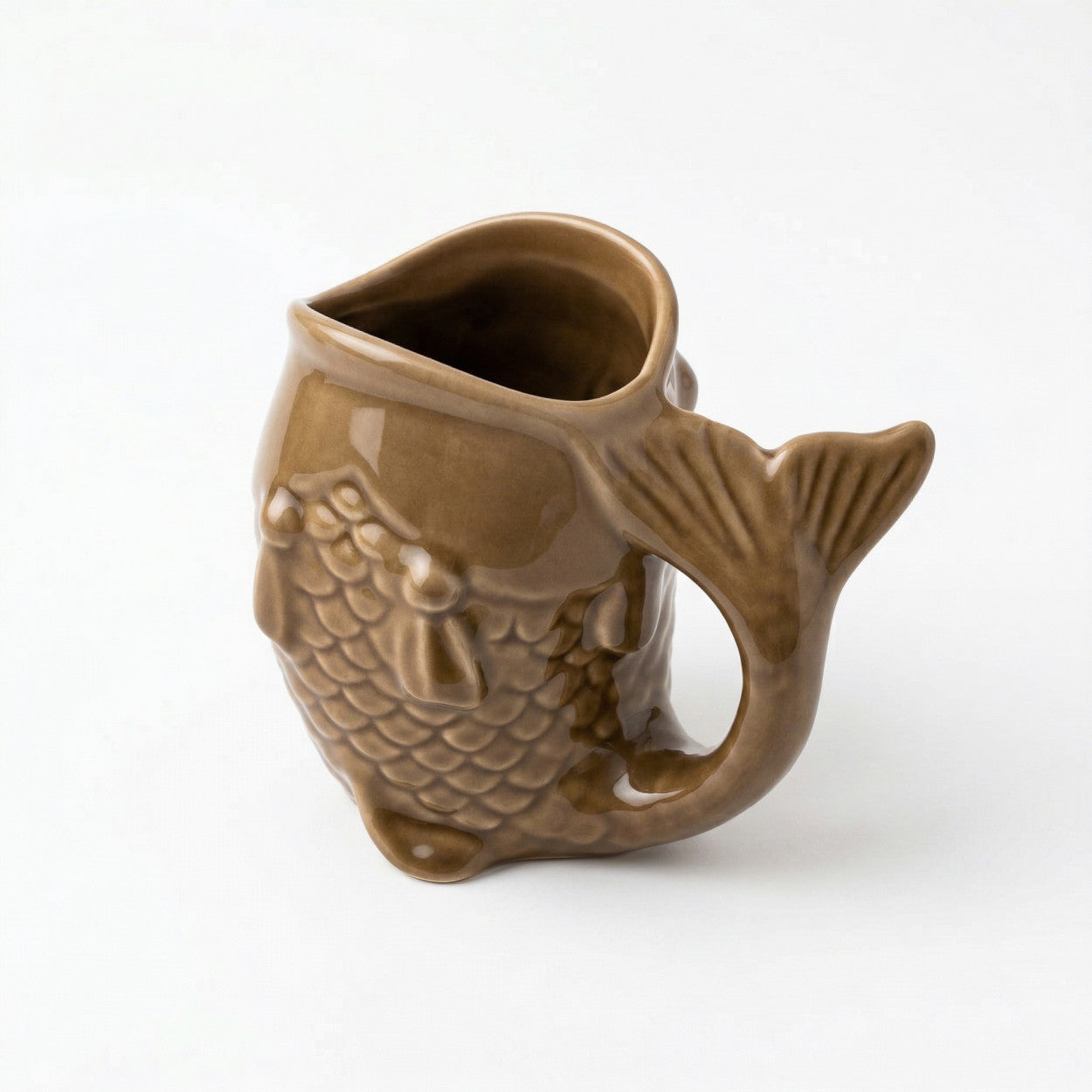 MUG POISSON - Marron