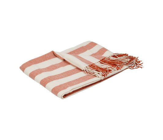 PLAID RAYÉ ORANGE