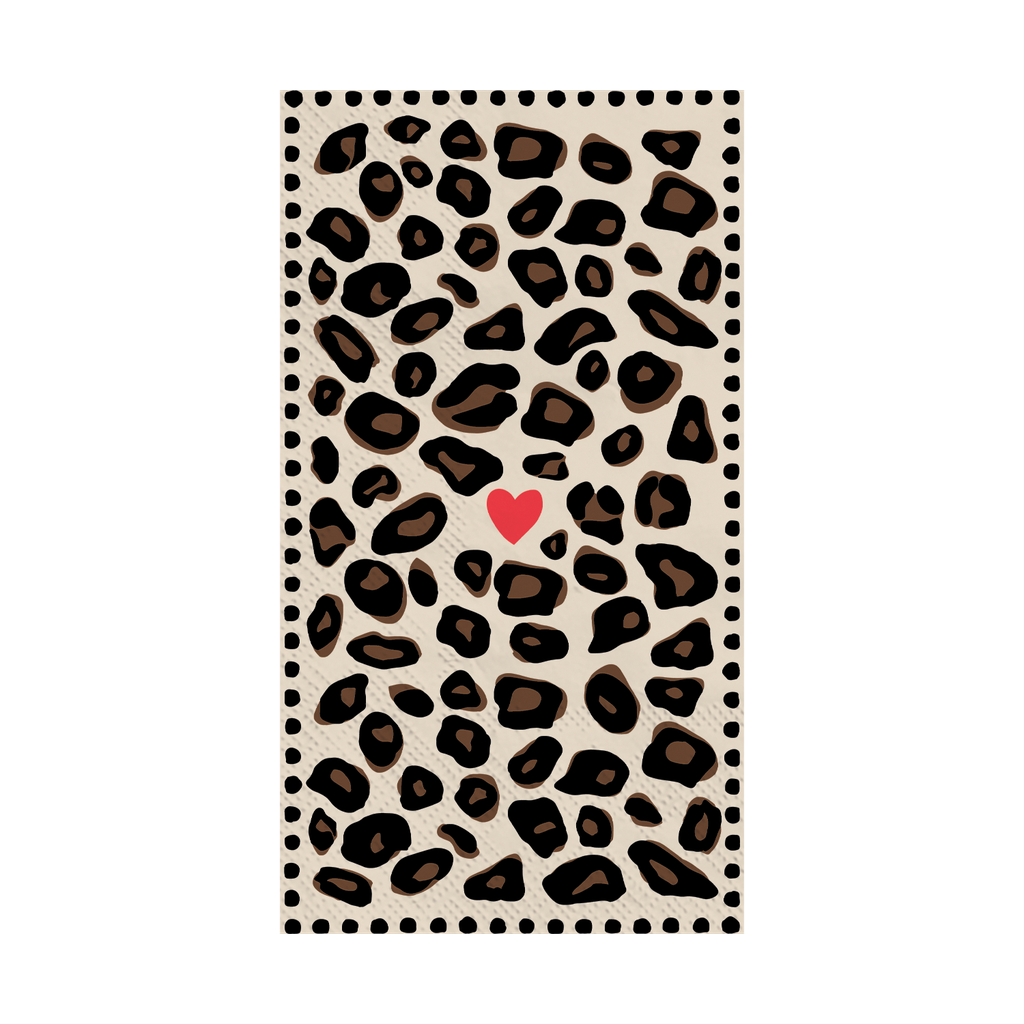 SERVIETTE EN PAPIER - Léopard