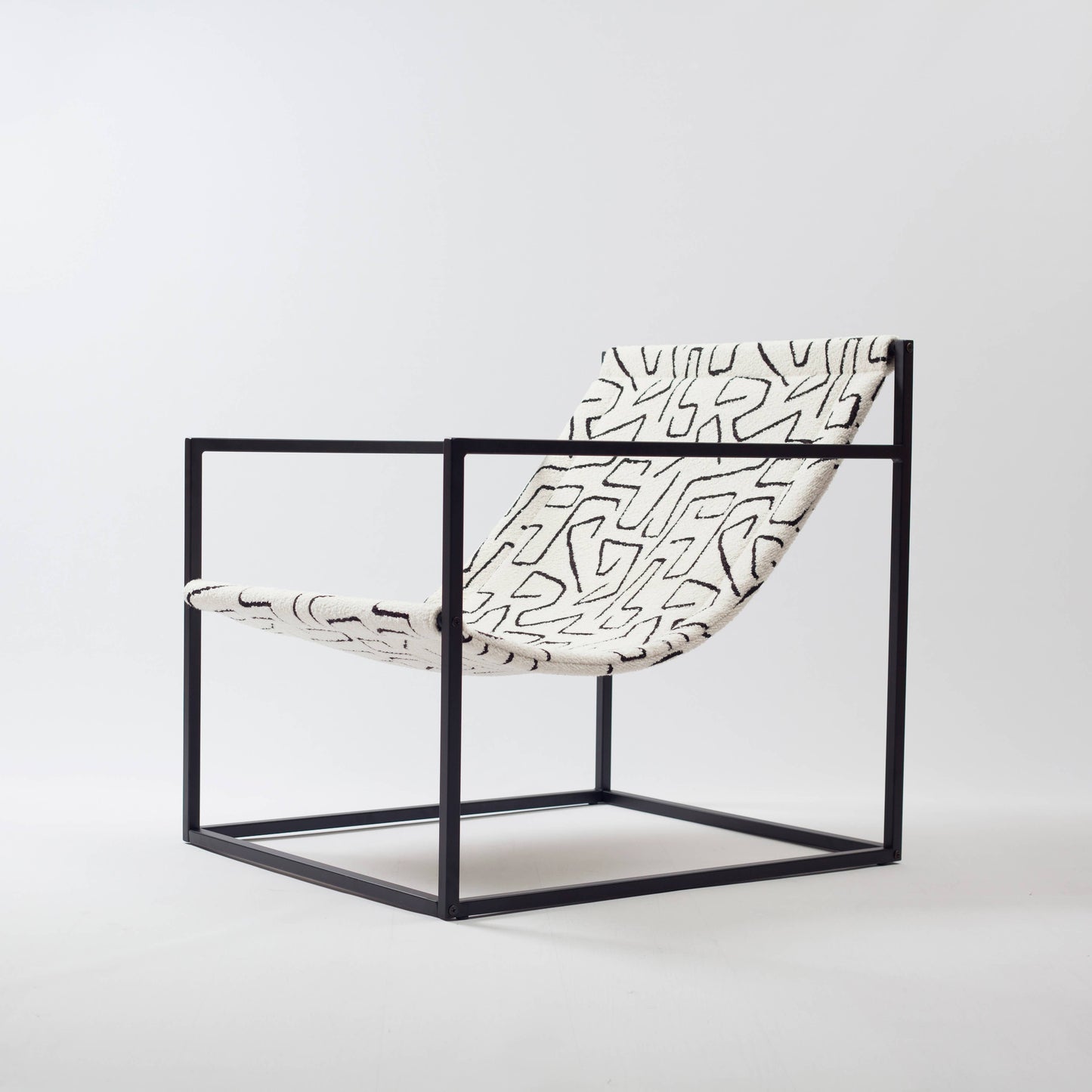 FAUTEUIL LOUNGE - Noir & blanc