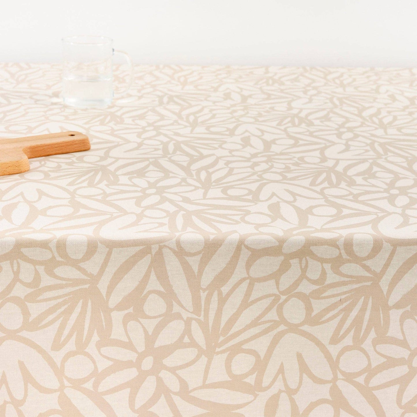 NAPPE CIRÉE - Beige coeur blanc