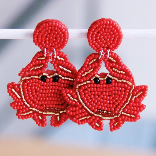 BOUCLE D'OREILLE - Crabe