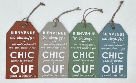 ETIQUETTE CHIC OUF / LES COPAINS D'ABORD
