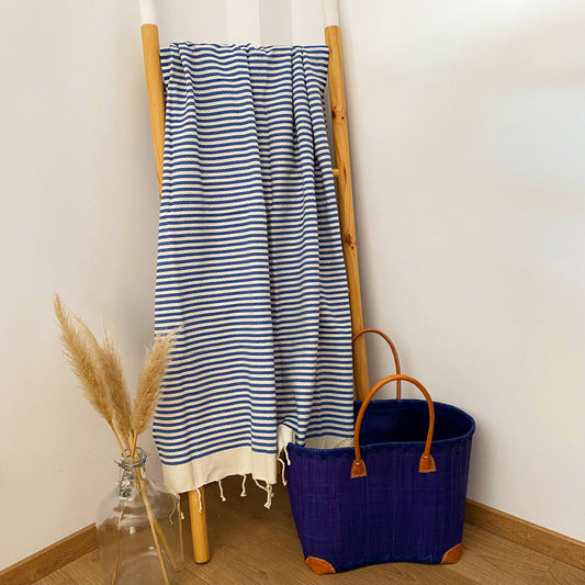 Fouta Nid d'Abeille Yadara 100x200 ou 200x200 cm 190gm²