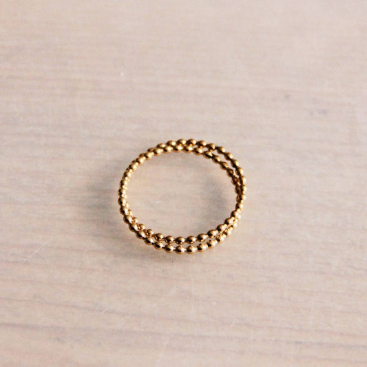 BAGUE DOUBLE ANNEAUX