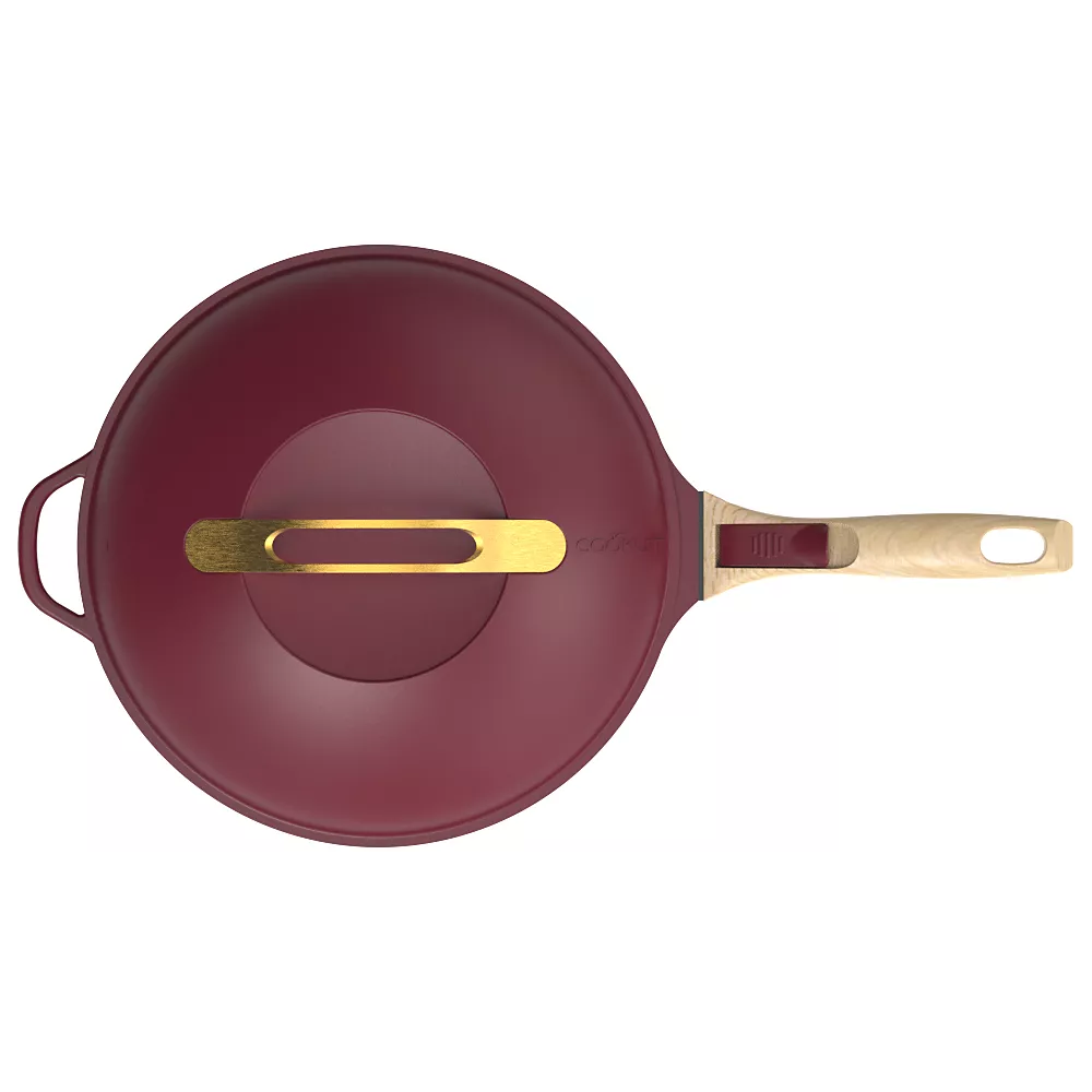 POÊLE 8 EN 1 COOKUT - Rouge foncée