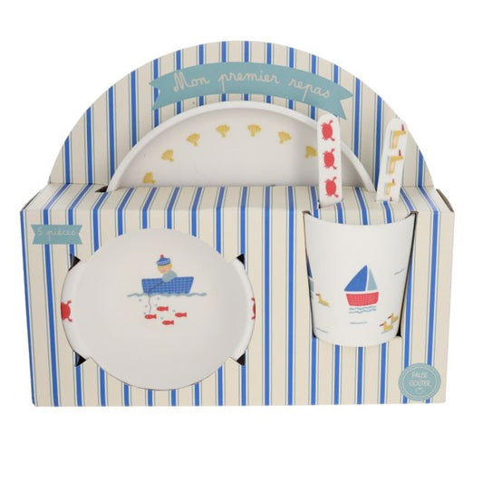 COFFRET VAISSELLE ENFANT - Bateau