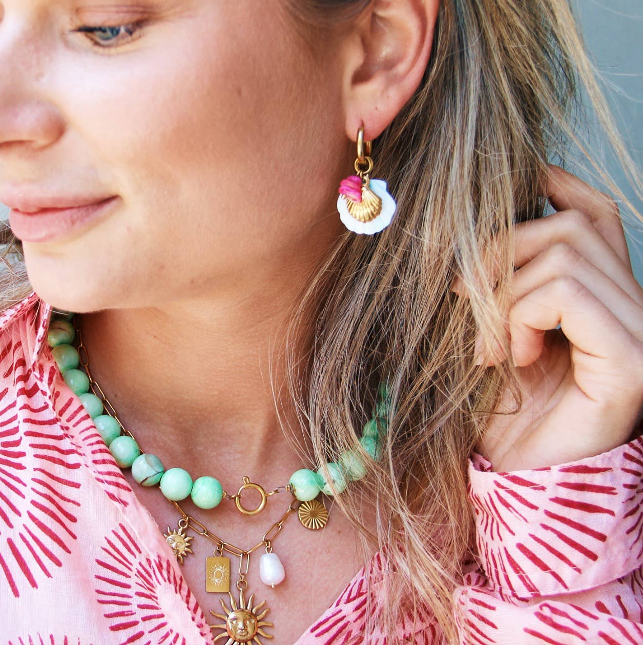 BOUCLE D'OREILLE - Breloques mer