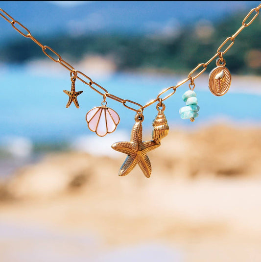 COLLIER CHAINE - Mer