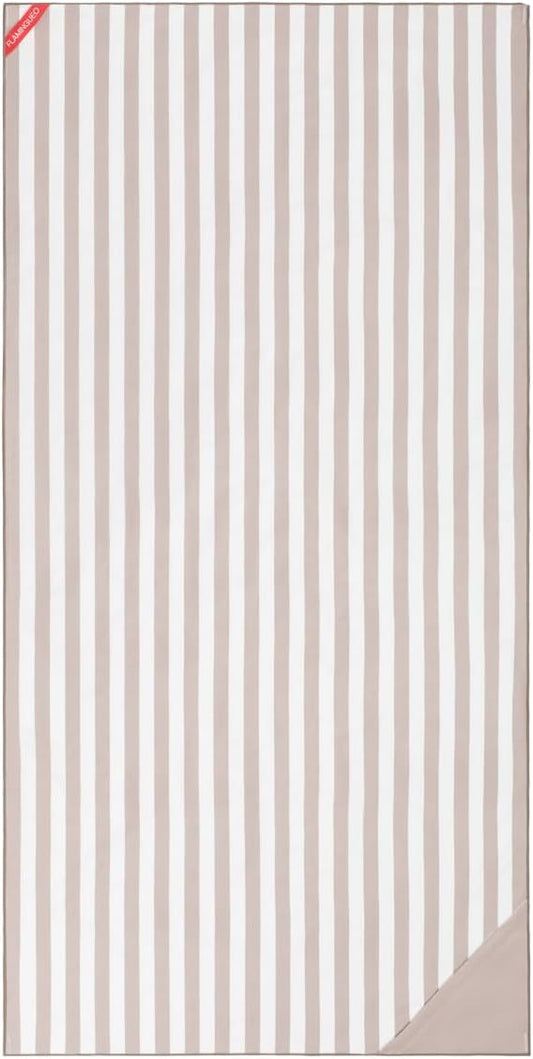 SERVIETTE DE PLAGE ANTI SABLE - BEIGE