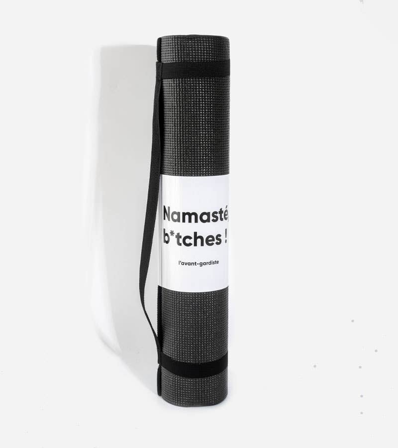 Tapis de yoga Namasté b*tches