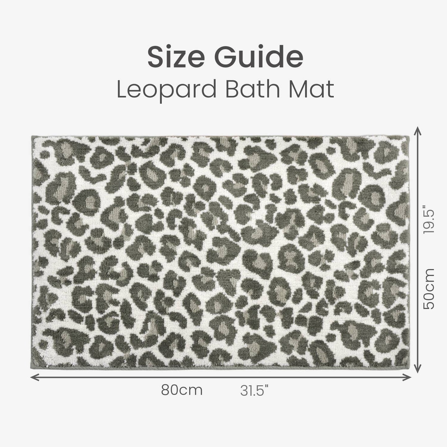 TAPIS DE BAIN LÉOPARD