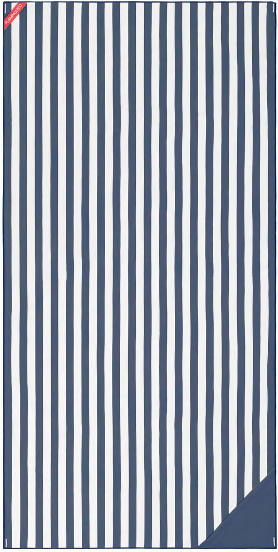 SERVIETTE DE PLAGE ANTI SABLE - BLEUE