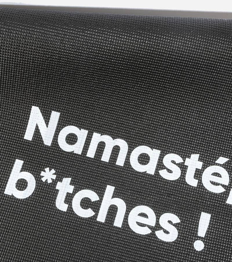 Tapis de yoga Namasté b*tches
