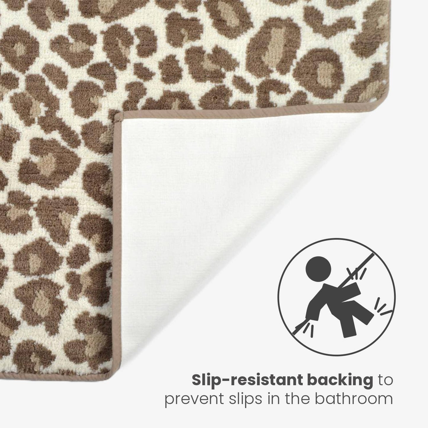 TAPIS DE BAIN LÉOPARD