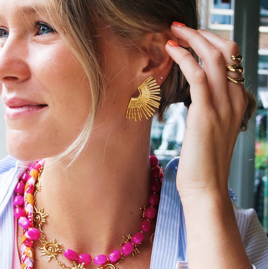 BOUCLE D'OREILLE - Soleil