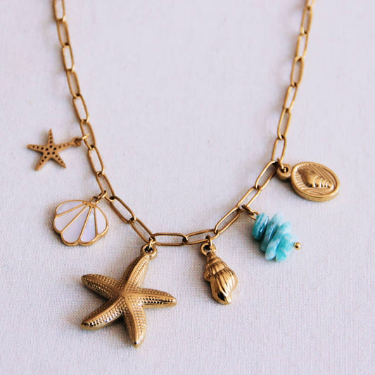 COLLIER CHAINE - Mer