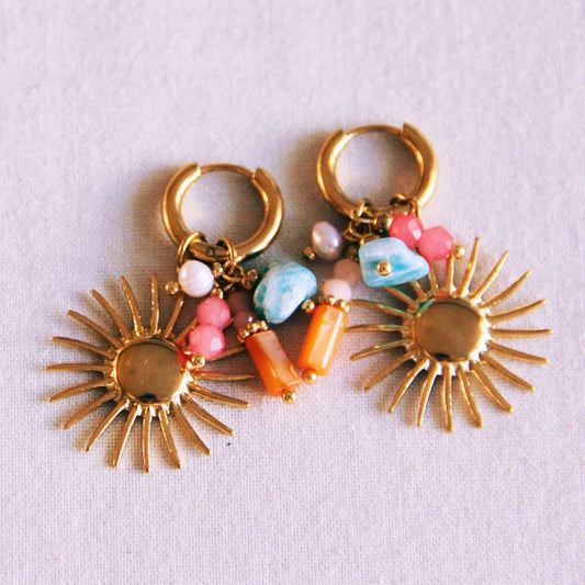 BOUCLE D'OREILLES - Soleil