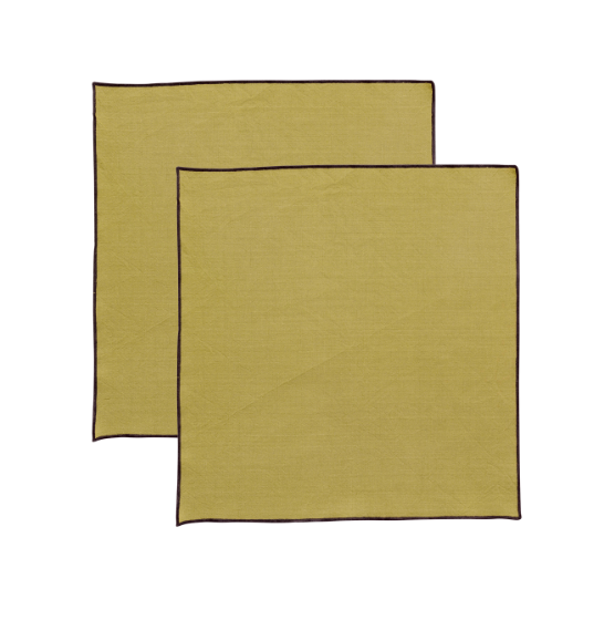 SERVIETTE DE TABLE - Kaki