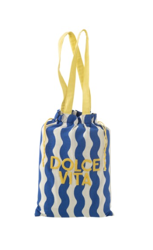 SAC + TAPIS DE PLAGE BLEU