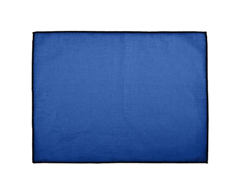SET DE TABLE EN LIN - Bleu