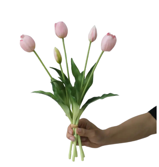 TULIPES ARTIFICIELLES - Rose