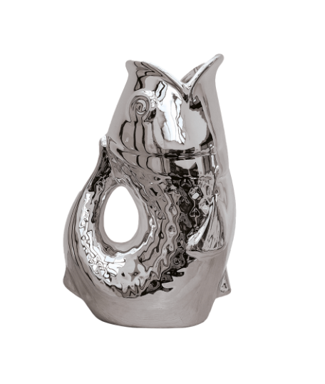 VASE POISSON - ARGENT