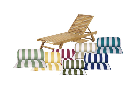 HOUSSE BAIN DE SOLEIL - RAYURES