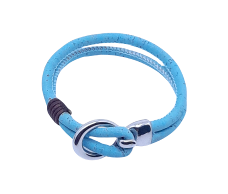 BRACELET EN LIÈGE - Bleur clair
