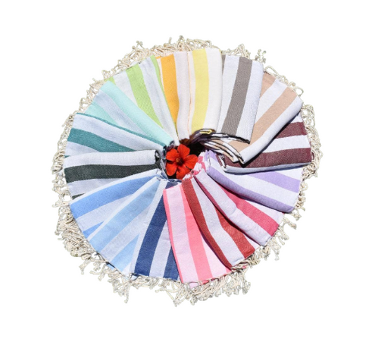 FOUTA RAYÉE - 7 couleurs